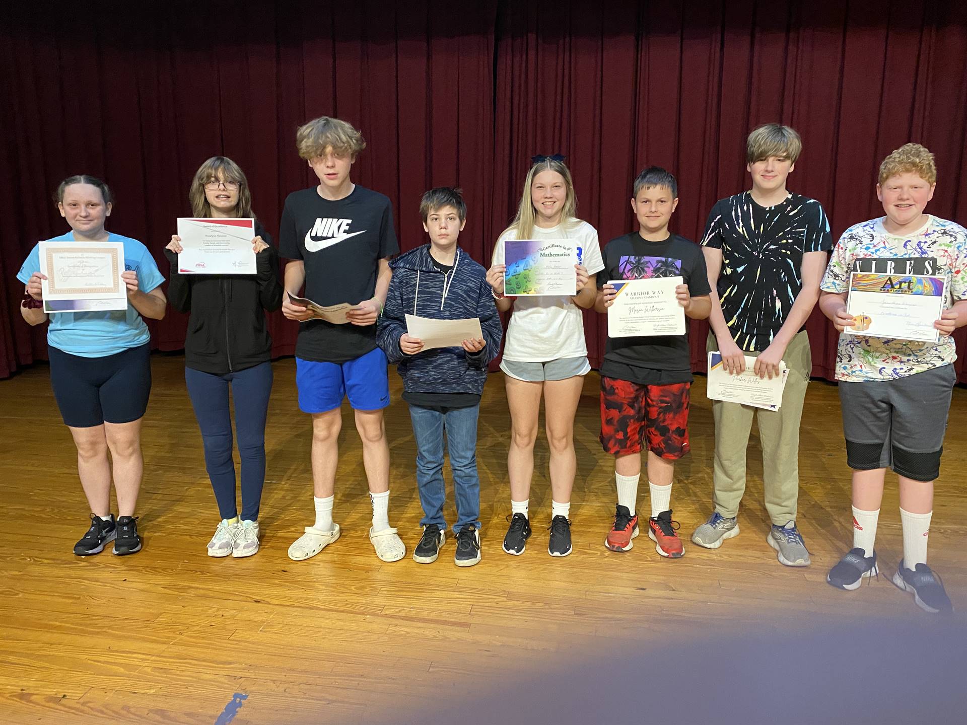 Various Subject Awards