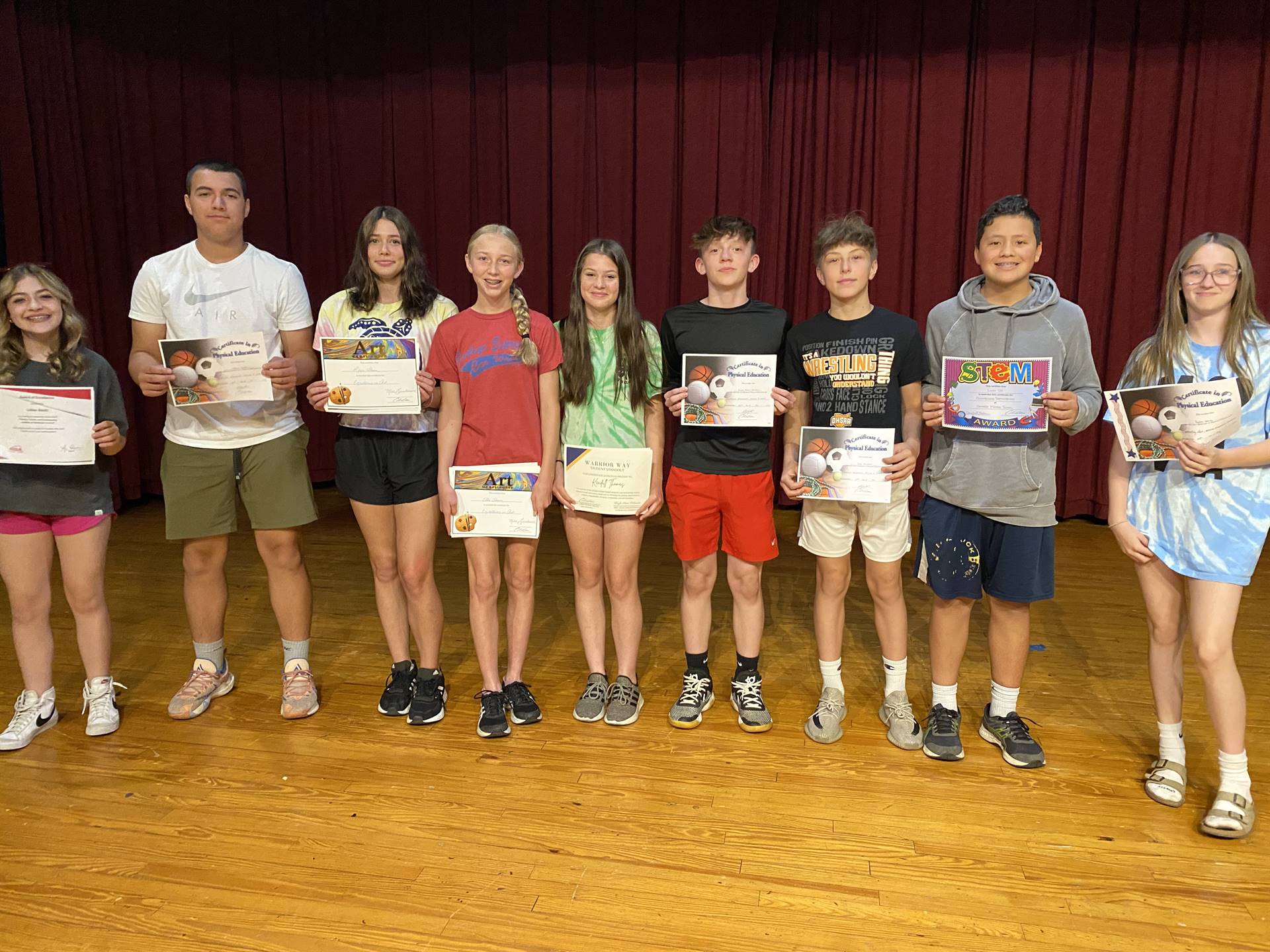 Various Subject Awards
