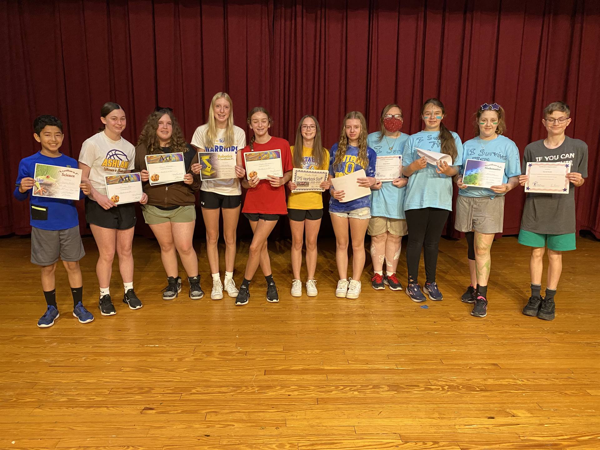 Various Subject Awards