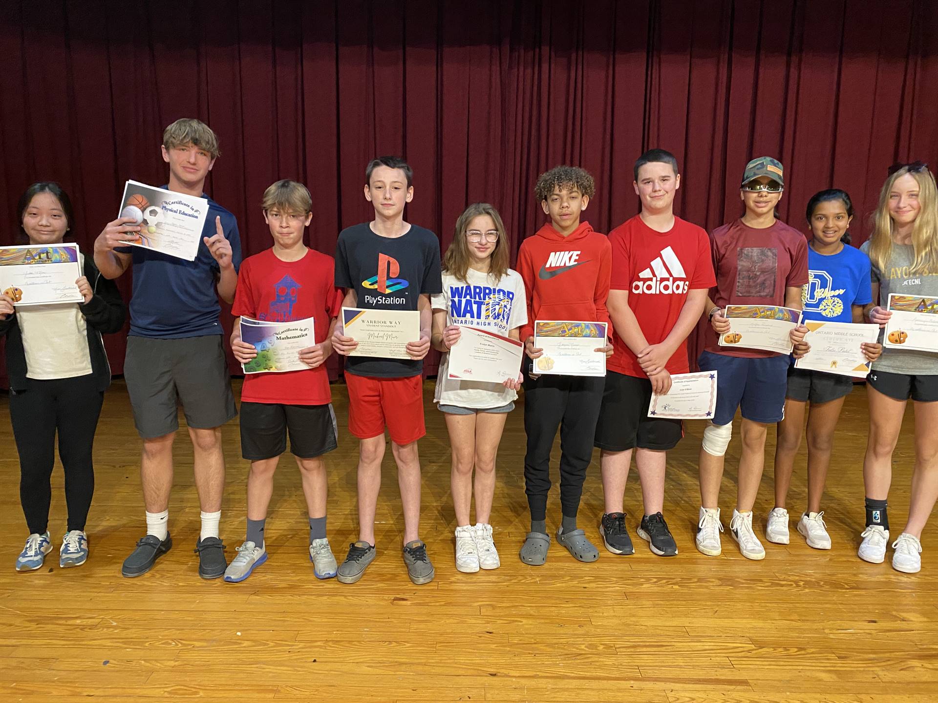 Various Subject Awards