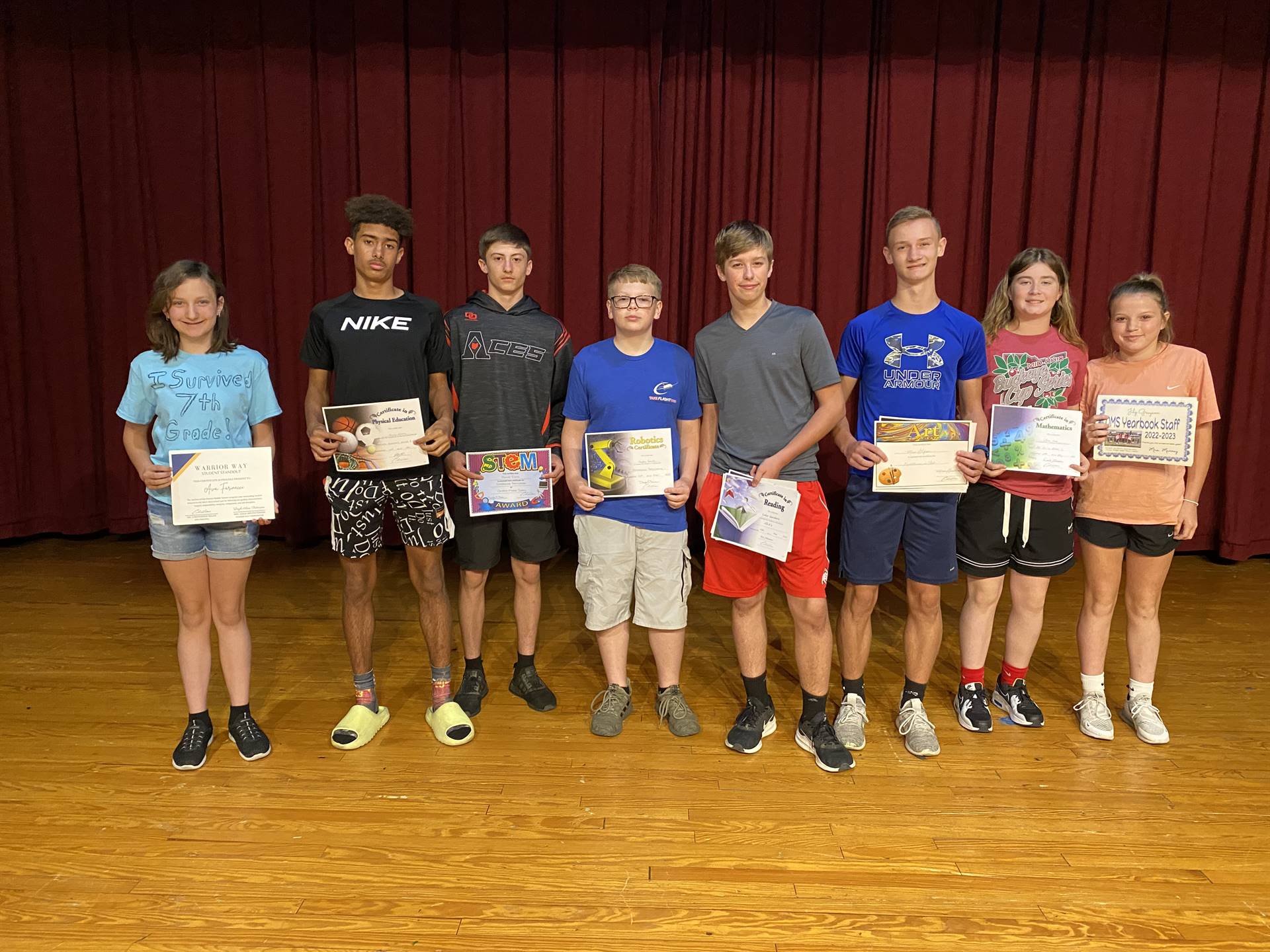 Various Subject Awards