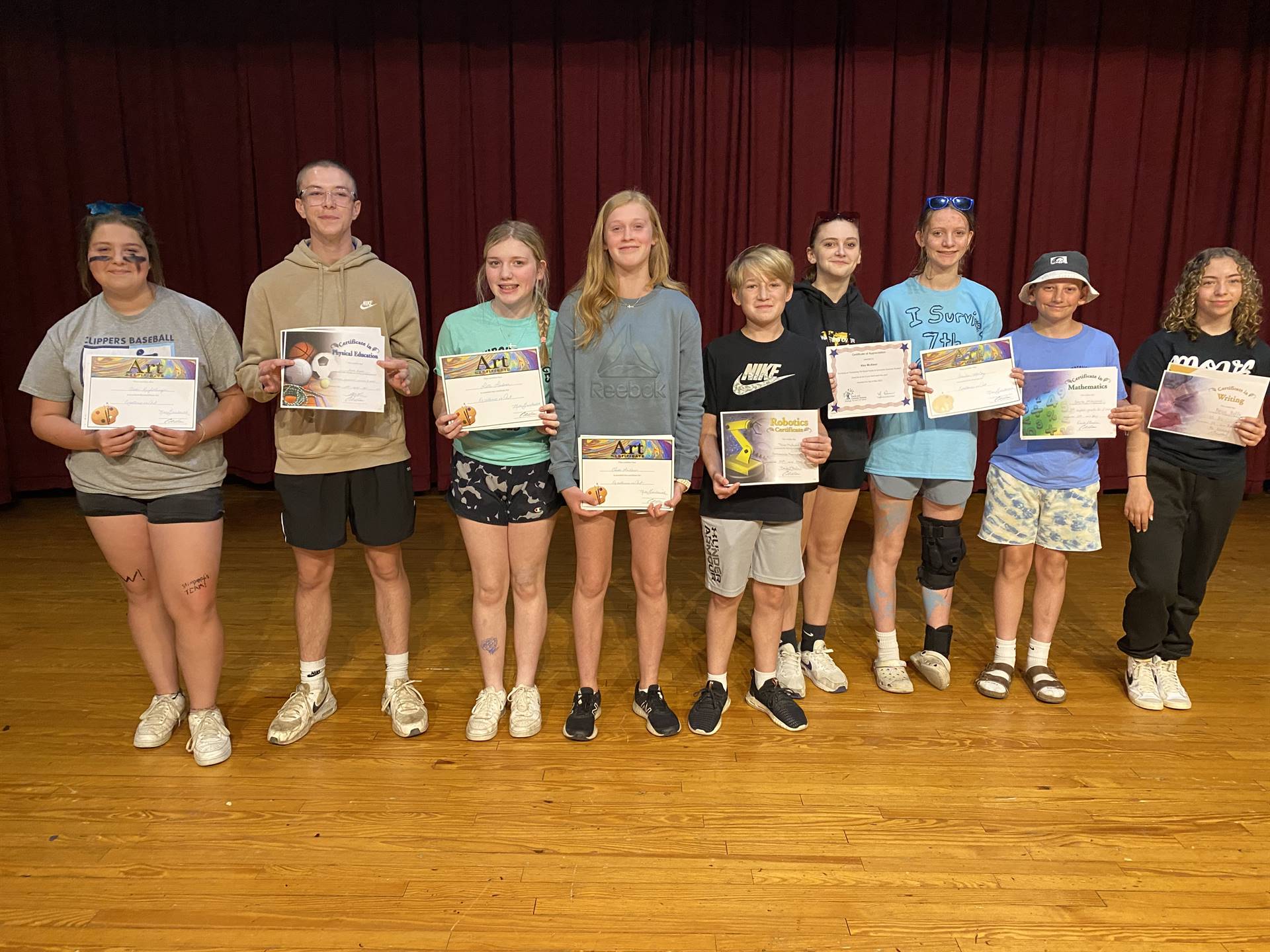 Various Subject Awards
