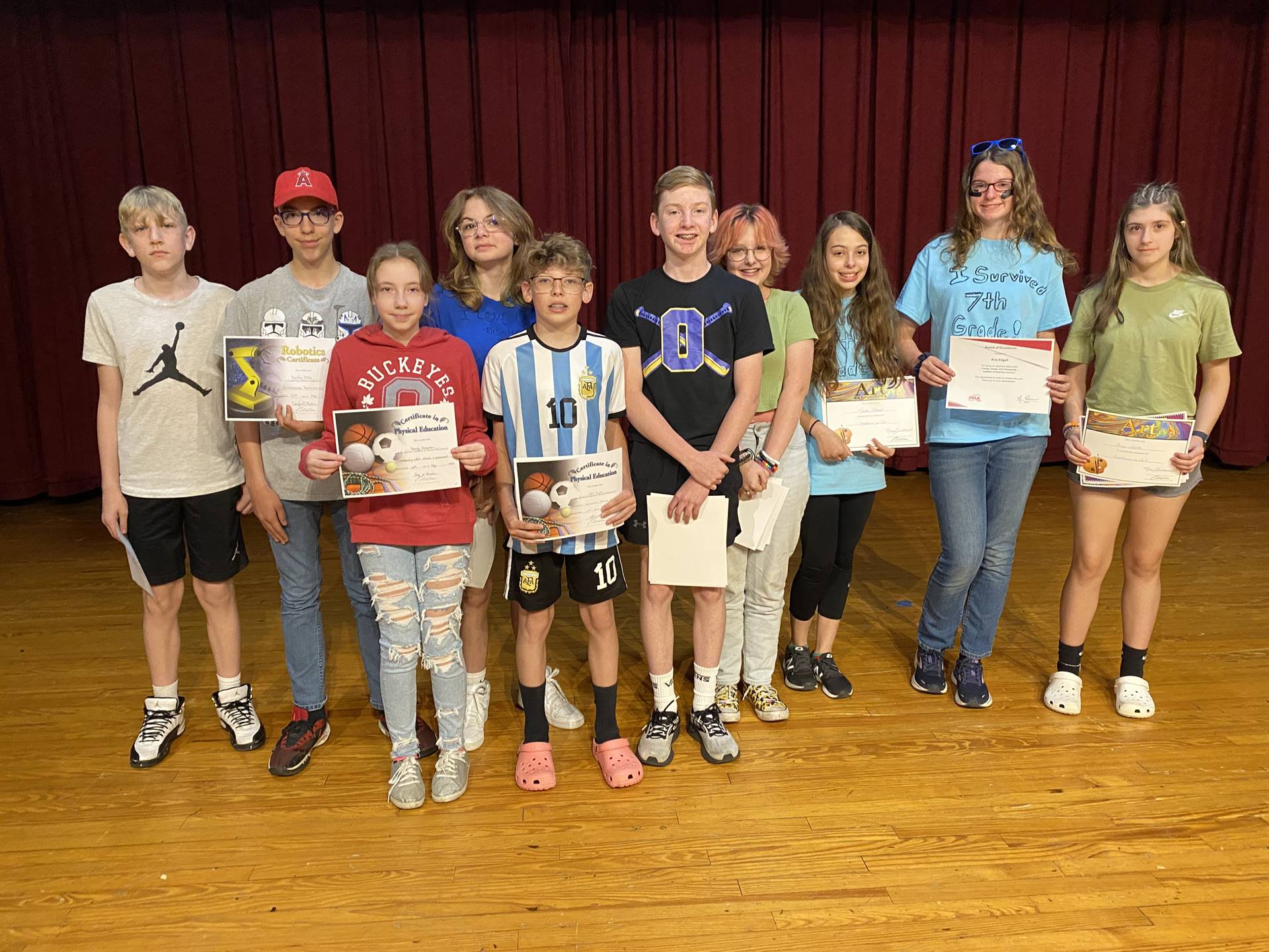 Various Subject Awards