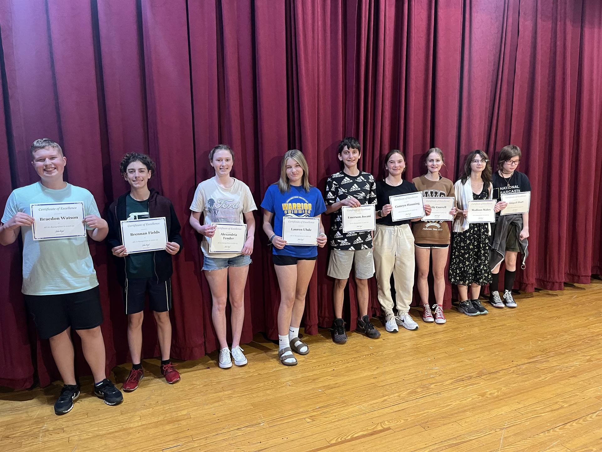 Honor Merit Roll